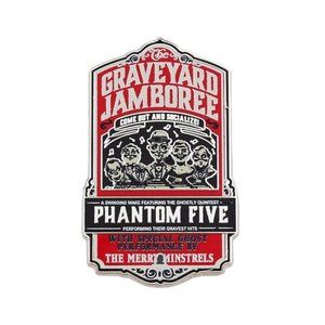 Disney Parks Haunted Mansion Graveyard Jamboree Phantom Five Ghosts Pin